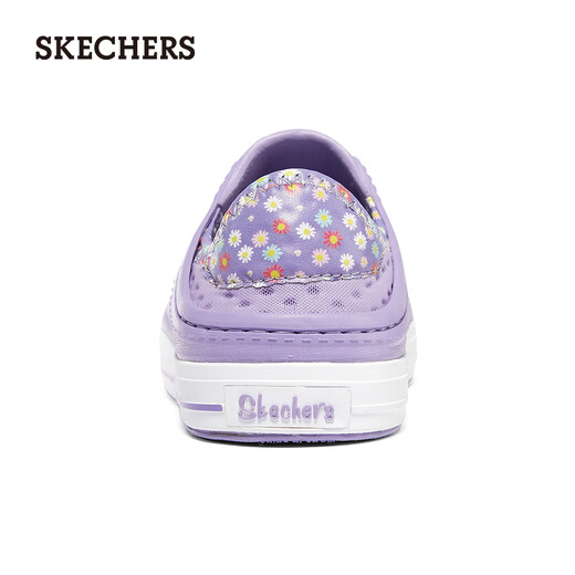 Skechers children's shoes, Crocs, girls' cute breathable sandals, versatile children's slippers for medium and large children 308006L Lavender/LAV 27.5 size