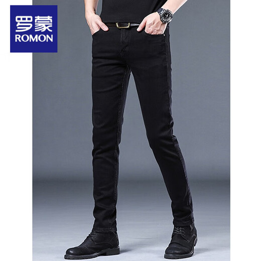 
Lomon jeans men's autumn new casual slim feet men's pants Korean style trendy pants men's autumn versatile men's clothing 1049 gray 28 waist 2 feet 1