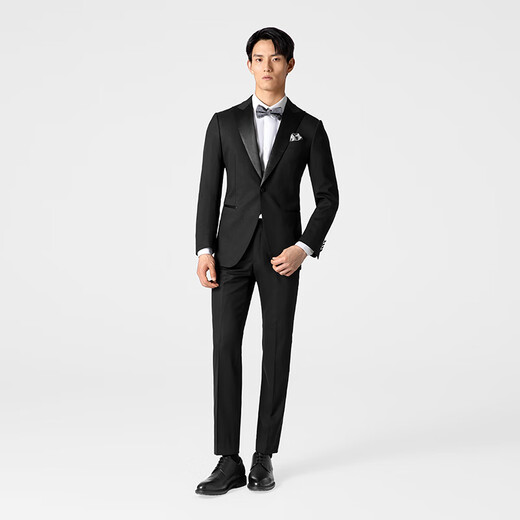 VICUTU men's suit jacket groom's suit small blue suit suit wedding dress black suit 185/104B