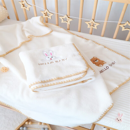 Baby stroller blanket TGTG baby blanket baby spring and autumn blanket children comfort blanket newborn baby bear blanket 100*120cm