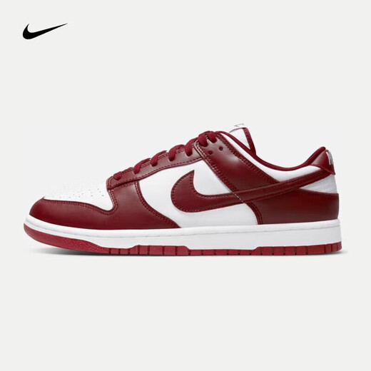 耐克（NIKE）板鞋男鞋夏季新款简版DUNK低帮复古休闲鞋Alleyoop黑脚趾运动鞋 DD1391-601白红 40.5