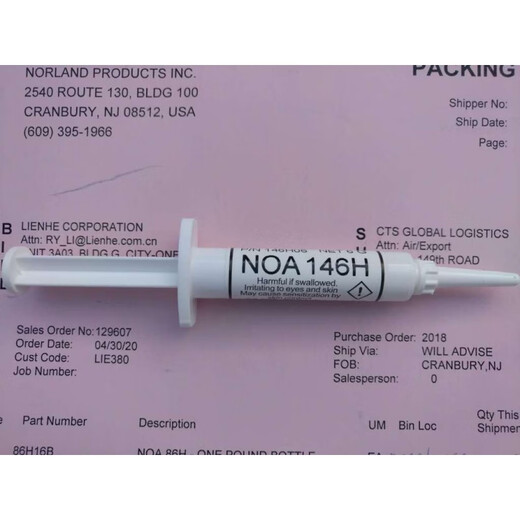 3cc Low Brechungsindex UV Kleber NOA1348 1369 13775 138 139 1422H141 146 NOA1315-3CC 3CC