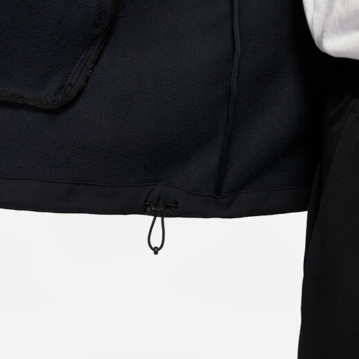 NIKE Men's Spring and Autumn Hooded Jacket Casual Sports Trendy Versatile DQ6594-010 Black L