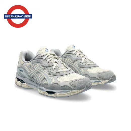 亚瑟士（asics） GEL-NYC Wide Mesh 米灰复古休闲跑鞋 1203A372-600 米灰色(1203A372-600) 全新 37