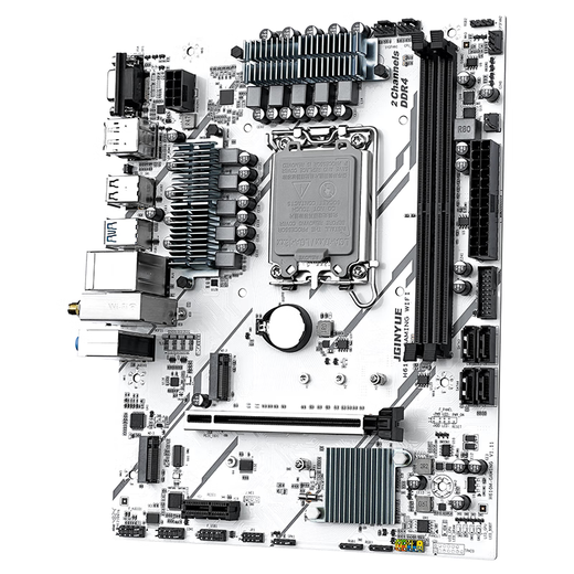 精粤H610/B760主板CPU套装1700针DDR4/DDR5内存台式机电脑游戏主板酷睿i3 12100F/i5 12400F/12600KF 精粤H610M GAMING WIFI主板 搭配i3 