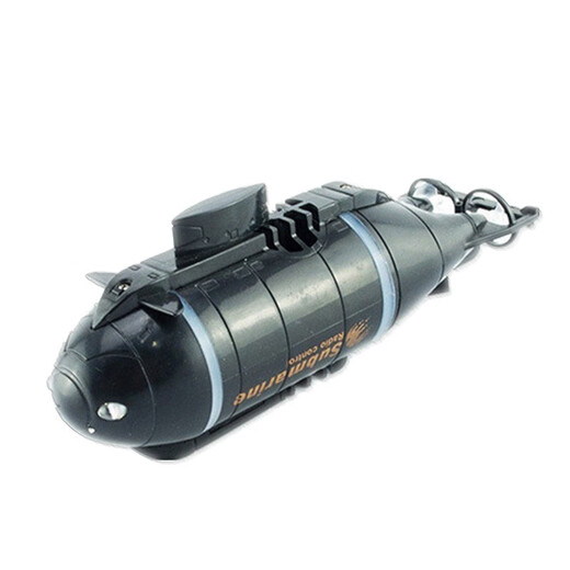 Mini submarino de control remoto Submarino Submarino Modelo de buque de buque de buque de pescado CAN Submarina juguetes de agua de agua submarina de agua Naranja Batería de distribución alta + destornillador + cabezal de carga
