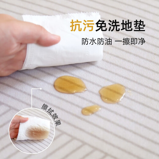 厨房地垫2025新款全铺pvc防水地毯防滑防油耐脏可擦免洗地面专用 15917-清鸢 定制咨询客服