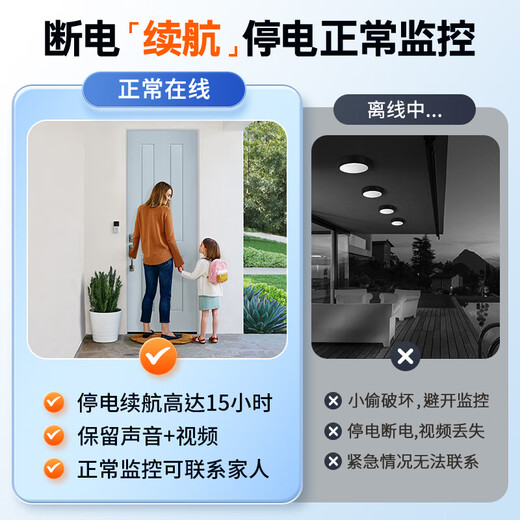 
Care home 4G surveillance camera indoor and outdoor zoom high-definition surveillance wireless wifi doorway outdoor home 360-degree panoramic view without dead angle mobile phone remote solar monitoring 16 million ultra-high definition [4G free recharge] dual-screen no dead angles Get 32G card | 0 fee | 30-day cycle recording | Power outage monitoring