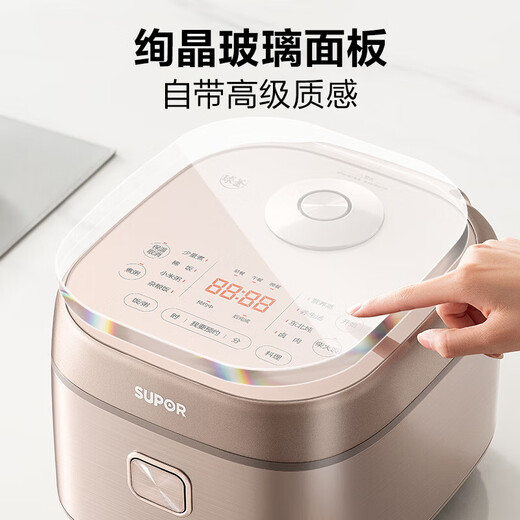 苏泊尔（SUPOR）电饭煲0涂层4L不锈钢内胆电饭锅2-6人煮饭锅大火力家用智能多功能无涂层煮粥锅 【SF40FC699】 4L SF40FC699
