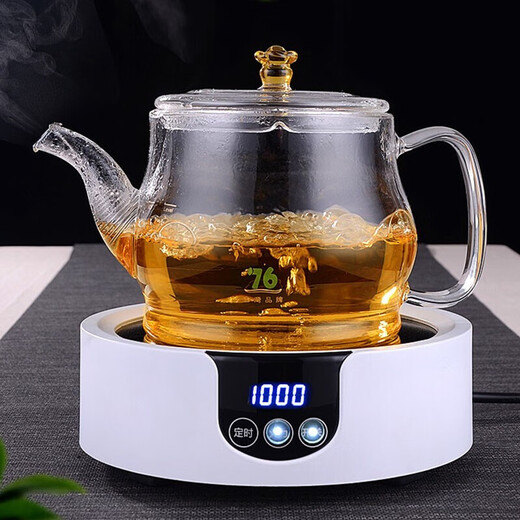 76 Taiwan Heat-resistant Glass Kettle Large Capacity Kettle Induction Cooker Special for SW-M880 (Special for Induction Cooker with Magnetic Film)