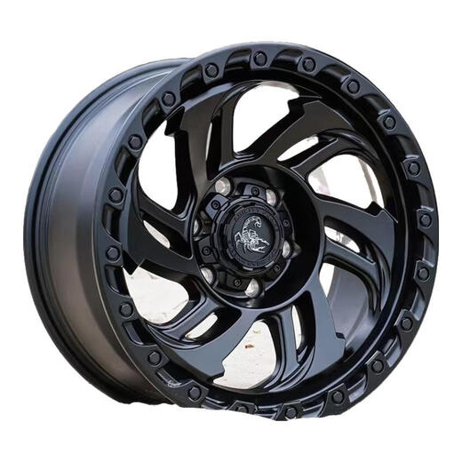 Xnxr Scorpion Offroad 18-Zoll-Tank 400 Räder 300 Ranger Palazzo Tantra LC250 Harvard H9 Cannon FJ FJ Fierce Horse A723 Sub-Black-Mahlen aus dem unterschwarzen roten Banner 18-Zoll 8.5j