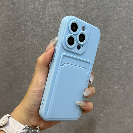米弟 适用苹果14手机壳iphone13Promax卡包苹果16一体壳苹果15pro保护套11软壳12带卡包门禁卡可插卡槽 【午夜黑】升级体验-卡套一体 iPhone 13