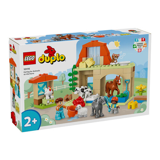 【95成新】乐高（LEGO）积木得宝DUPLO10416欢乐农场动物2岁+儿童玩具新年生日礼物上新
