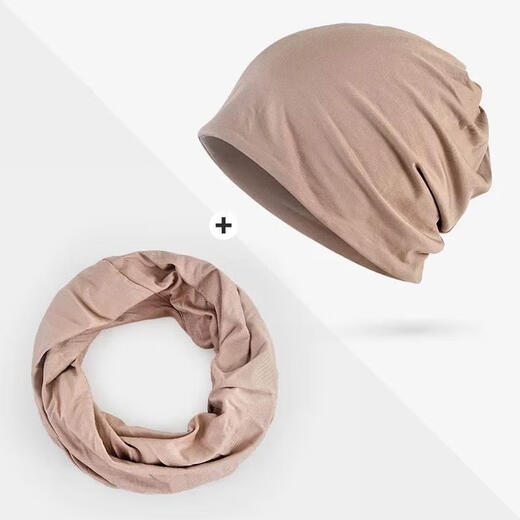 Lan Laimi Bufanda Summer Air acondicionada Cubierta de cuello de protección del cuello Modelo delgado Cervical Vértebra Cubierta Cuello Bufand Buff Mujer Color de albaricoque