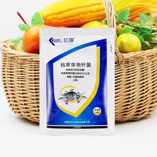 Kaili Biotech 100 billion CFU/g Bacillus subtilis prevention and treatment of cabbage soft rot microbial fungicide 10g