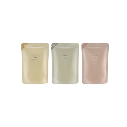 
MUJI Amino Acid Shampoo Smooth, Refreshing, Gentle Shampoo, Replacement Package, Fruit Scent, 350ml*1 Bag, 4S 350ml