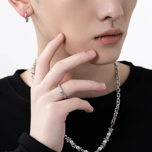 RHM 18K gold Pixiu ring for men and women, couple ring to attract wealth, birthday, Valentine's Day gift for girlfriend 18K gold Pixiu ring (women's model) + certificate