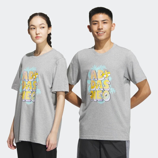 阿迪达斯NEO男女运动短袖T恤 IP3884&IP3885&IP3887 IP3887 L