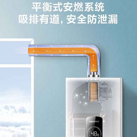 Macro balanced gas water heater, 15% off national supplement, 10 liters R2 constant temperature variable WIFI remote control bathroom open kitchen special JSG20-10R2 natural gas