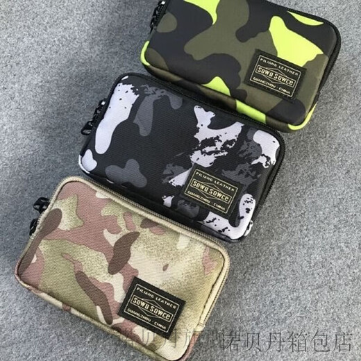 阿尤布日系男女个性拉链短款零钱包手拿包硬币卡包min口袋包收纳小包定 灰色尼龙布[加大号]