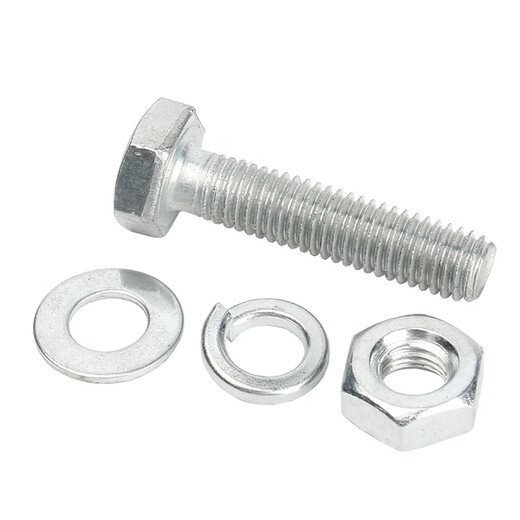 Guwanji Grade 4.8 galvanized external hexagonal screws, bolts and nuts set combination screws and screws M12*150 (20 sets)