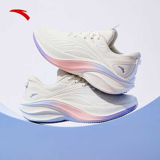 
Anta Leaf 5丨Sports shoes for women in summer light shock-absorbing running shoes casual shoes for women mesh breathable jump rope shoes [Leaf 5] Ivory white-6 37.5