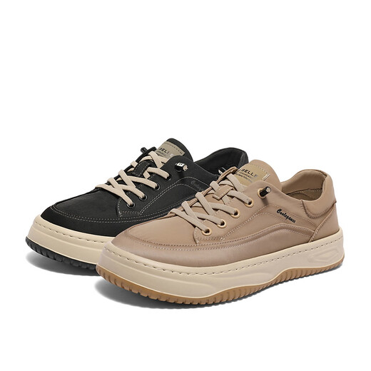 
Belle Comfortable Breathable Cloth Shoes Men's Summer Lightweight Thick Sole Versatile Casual Shoes A1463BM4 Black 41 (255mm)