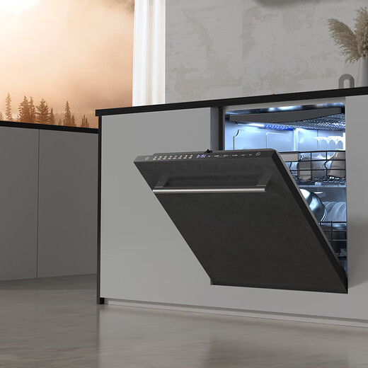 Xinfei (Frestec) 16 sets of large-capacity embedded variable frequency dishwashers, first-class water efficiency, three layers and six arms, high pressure washing, layered washing, hot air, quick drying, 168 hours of healthy storage, independent embedded dual-use, 16+2 sets of variable frequency dishwashers, embedded models, can be remotely controlled by mobile phone over the Internet