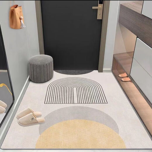 Shansui entrance hall vertical version modern entrance carpet door mat door floor mat household cuttable entry floor mat carpet thickened visual aesthetic 100 120*140cm