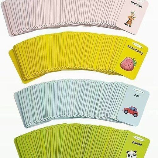 Kinderpädagogische Spielzeug für Englisch Wort lernen Artefakt-Aufklärung Worterkennungskarte 2-jährige Baby 3 Pinyin-Karte Frühschulmaschine [zweisprachiger Frühschul-/tragbarer Aufklärung Lehrer] [Cat Pink] reine englische Version + 224 Audio