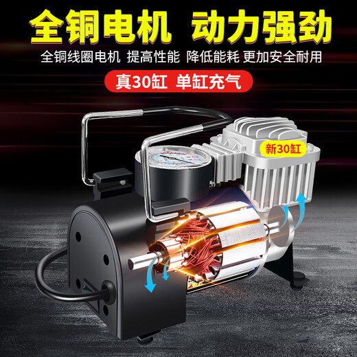 Jumu household car air pump electric car basketball pump new energy car tire inflator pump 220v