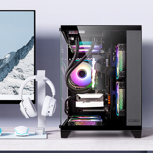 七彩虹（Colorful）海景房主机 i5 12600KF/RTX4060Ti 5060TI黑神话悟空电竞游戏设计办公电脑主机台式组装机 配三：12400F丨16G丨512G丨3050