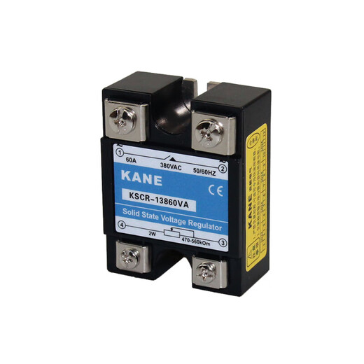 Single-phase solid-state voltage regulator VA/VD SSR relay voltage regulation module 4-20MA/0-10V potentiometer control current 4-20mA control 60A