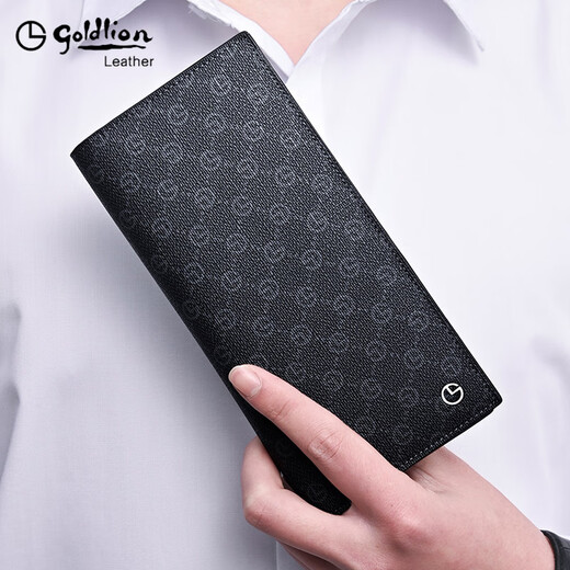 
Jinlilai Wallet Men's Long Zipper High-end Wallet 2025 Latest Multi-Card Driver's License Authentic Brand [Official Authorization One Fake One Compensation Ten] Fashion Printing