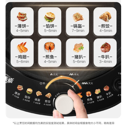 Midea electric pancake grill, electric pancake stall, household double-sided heating pancake pan, enlarged and deepened sandwich machine, breakfast machine, large size barbecue antibacterial electric frying pan 30J58