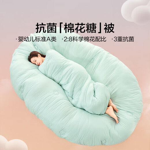 LOVO Luolai Life brand Bedding quilt core is warm quilted in spring and autumn. Cotton quilt-Spring and autumn. Green 220*240cm