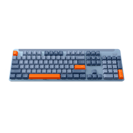 
Logitech K865 wireless mechanical keyboard Bluetooth keyboard 104-key full-size keyboard red axis Game keyboard (K845 upgraded model) Daily business office keyboard K865 blue-blue and white keycap