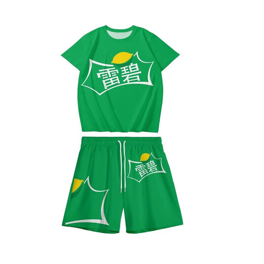 Bamaitu-Eisschwarz-Tee-Parodie das gleiche T-Shirt mit Internet-Prominenten, kurzärmelige Shorts-Anzug, sommer trendige runde Nackenmänner und Frauenanzug TXC9277 STKX411 ICE Black Tee-Black 4xl 155-170jin [Jin gleich 0,5 kg]