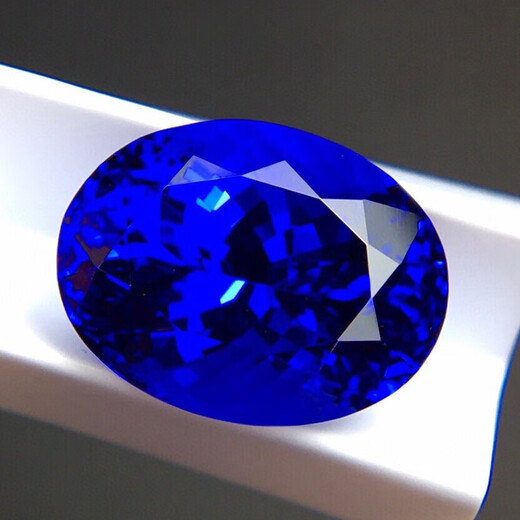 8.36 carat collectible natural tanzanite loose stone ring set with 18k gold and diamond women's ring pendant 8.36 carat 7A full of fire color