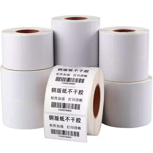 ZOMAX铜版纸标签适用得力DL-888TW DL-825T GE500 GE540 GE550打印机纸 铜版纸不干胶 60*40*1000张*单排