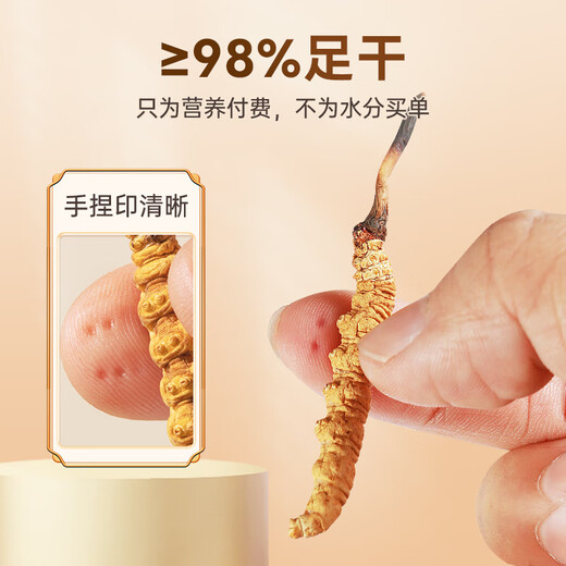 Tongyongtang Cordyceps sinensis 3 roots/g 10 grams 30 roots high-quality Cordyceps gift box tonics parents and elders gifts