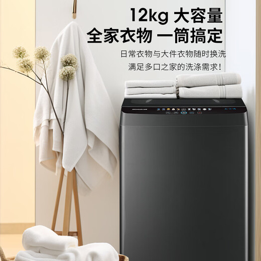 金帅（jinshuai）大容量全自动洗衣机波轮家用商用 金属箱体 钢化波轮盖板 彩屏触控 XQB120-M3880GL【不锈钢波轮】