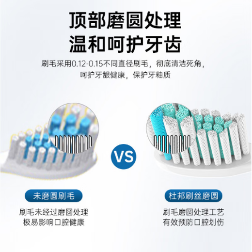 
Suitable for Philips electric toothbrush head replacement HX680p/680q/680c/681a/681p/681j682 white diamond