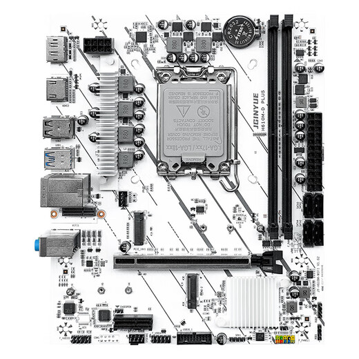 Jingyue H610M D PLUS D4 motherboard with 12100F/12400F new office e-sports motherboard CPU set H610M-D PLUS D4 [WiFi interface] new i3 12100F loose chip