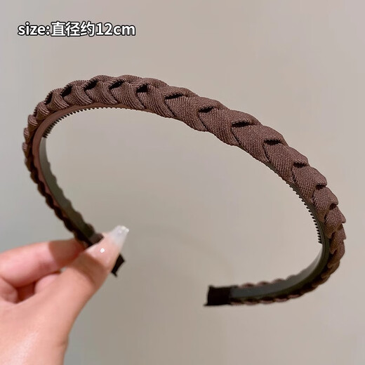 Hair bundle headband for women 2025 new face wash special hair pressure headband high-end toothed anti-slip broken hair clip headband black twist hairband anti-slip and does not strangle hair