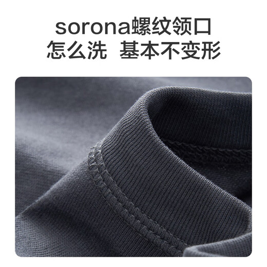 JD.com [heavy print] T-shirt men's short-sleeved men's T-shirt PROTECTION dark gray L