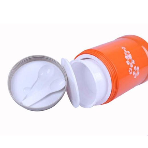 Youguan altmodische Wärmeisolierung Reiseimer altmodische Glas Innenliner Isolierung Eimer Heizung Isolierung Eimer Lunchbox Student Hochtopf Wartung ohne Farbe [9734] 1l