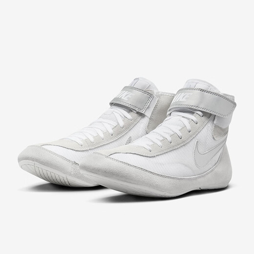 耐克（NIKE）男鞋SpeedSweep 723 高帮健身房格斗训练举重成人摔跤鞋防滑透气 白色 39