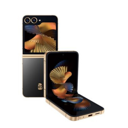 Samsung (Samsung) W25 Flip Heart World verbessert das kleine Faltbildschirm Mobiltelefon mit großer Sicht Keramik Black 8G+512g Flip5 Upgrade W25 Heart World System Single Card