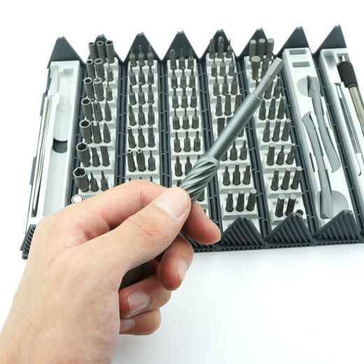 
Japanese Fukuoka screwdriver set universal home computer mobile laptop precision repair disassembly and dust removal tool 9227 repair screw batch combination Gnaku 128pcs